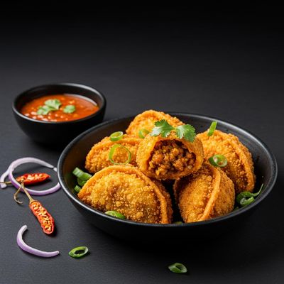 Chicken Kurkure Momos